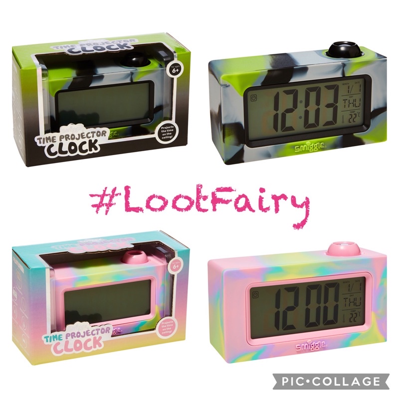 SMIGGLE TIME PROJECTOR CLOCK | Shopee Philippines