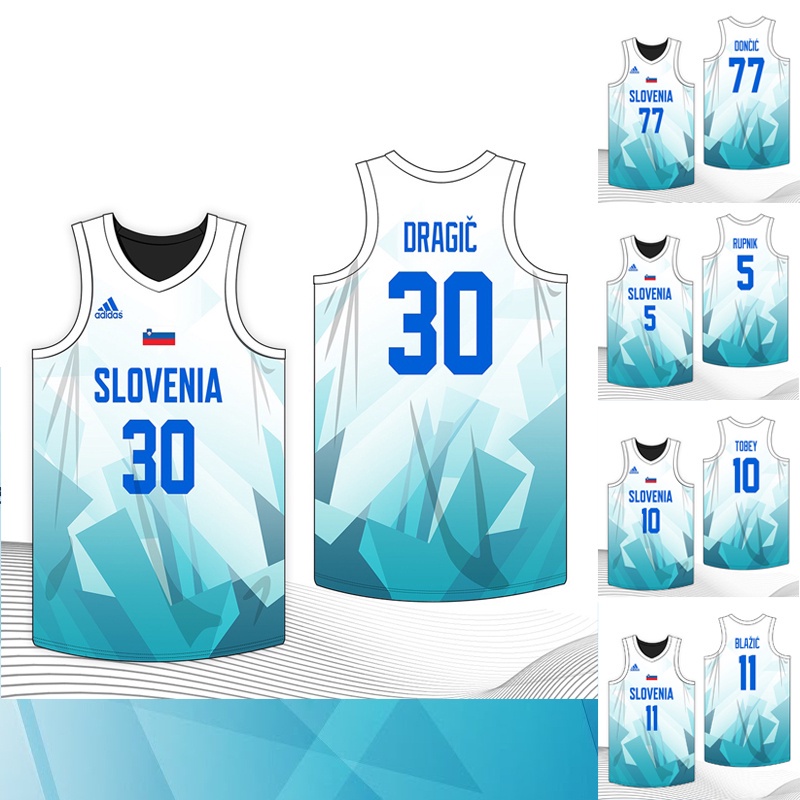 NORTHZONE Slovenia Teal New Design 2021 Jersey Full Sublimated