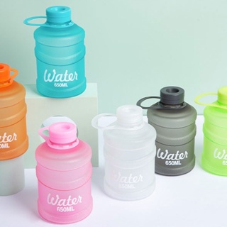 550/650ml Cute Water Bottle for Girls with Lid Straw Sticker Plastic Juice  Milk Portable Kawaii Tumbler Children's Drinkware - AliExpress