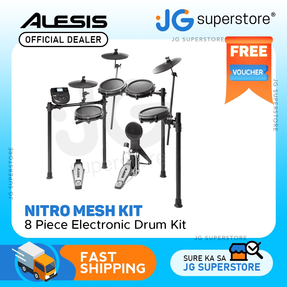 Alesis nitro mesh on sale kit 8 piece