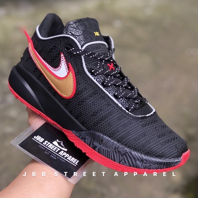 LEBRON 20 "Miami Heat" Trinity Bred Black (HIGHEST QUALITY) Basketball