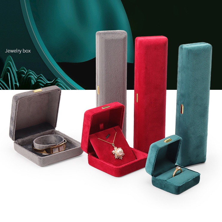 Jewelry Box Ring Box Ear Stud Box Fillet Flannelette Bracelet Box ...