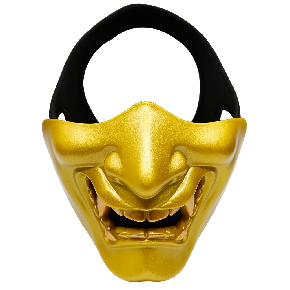 Mask Oni Giant Japanese Golden Demon Legend Fiberglass Material Party ...