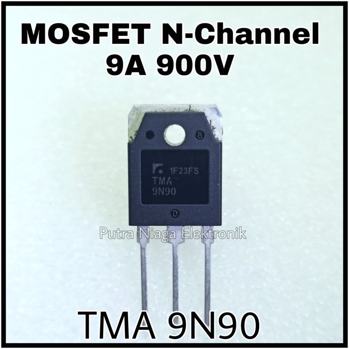 Mosfet 9A 900V N-Channel 9N90 Mos-Fet N-Ch 9A 900Volt putr4n14 Champion