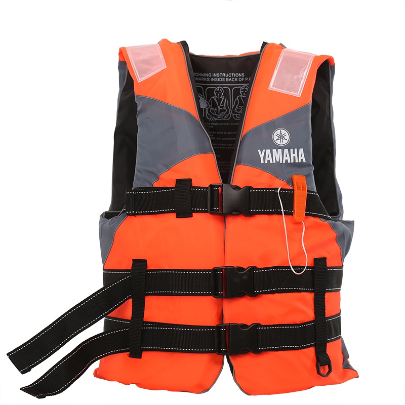Yamaha life jacket large buoyancy vest with cross belt whistle adult