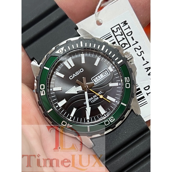 CASIO MEN'S RUBBER MTD 125 1A | Shopee Philippines