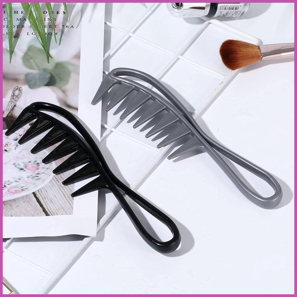 Wide Tooth Comb for Curly Hair Wide Spaced Curl Comb for Curly Hair ...