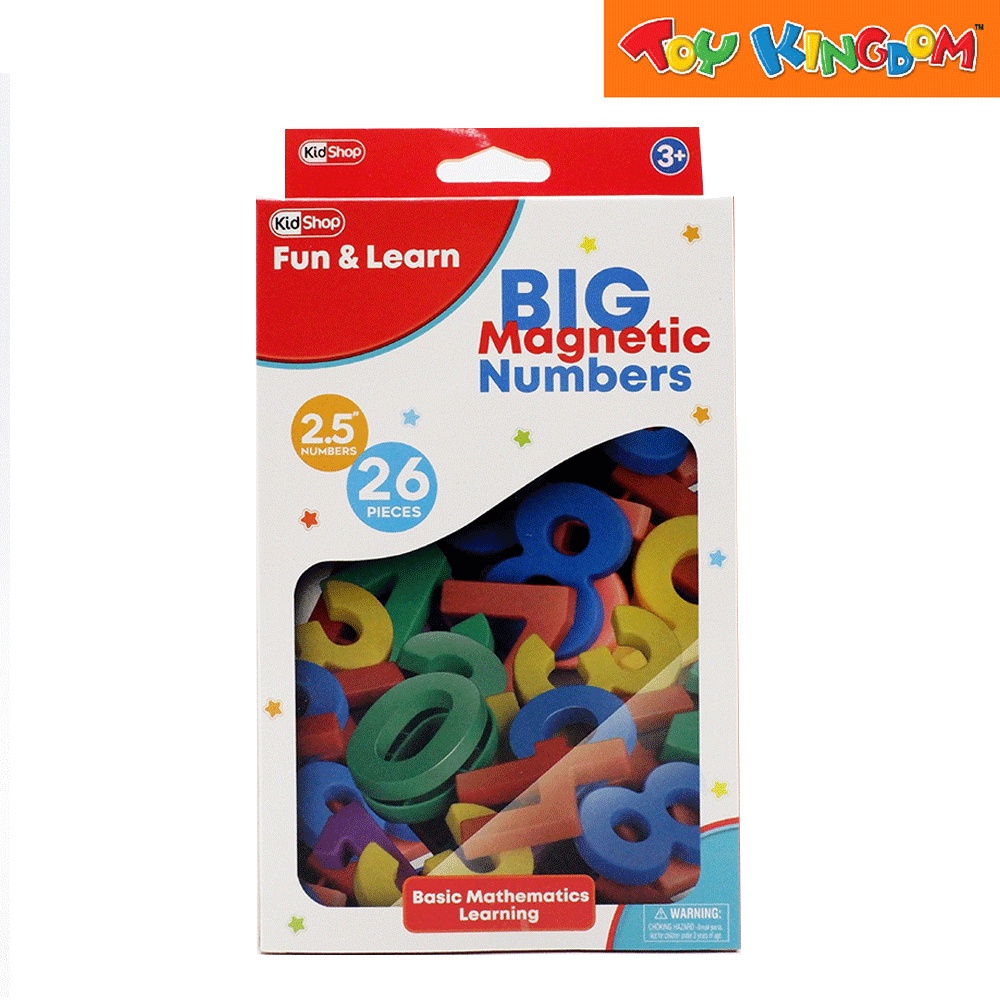 KidShop Fun 'n Learn Big Magnetic Numbers | Shopee Philippines