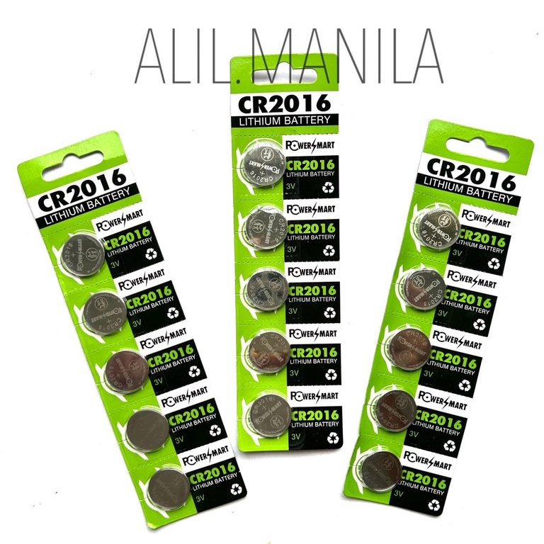 Cr2016 Lithium Coin Cell Battery 3v Power Smart Shopee Philippines 6708