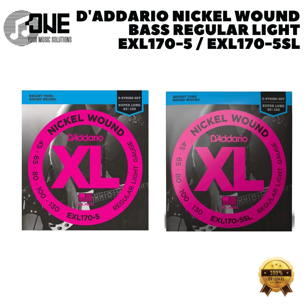 D'addario Daddario Electric Bass Strings EXL1705 Long Scale/EXL1705SL