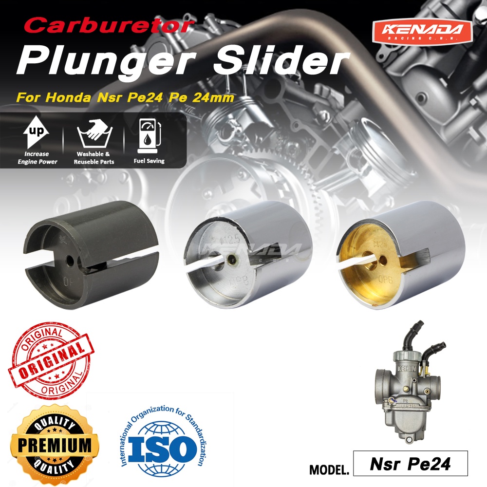 Carburetor Carb Diaphragm Flanger/ Plunger/ Piston For Honda Nsr Pe24 Pe 24mm Dash Nova Shopee