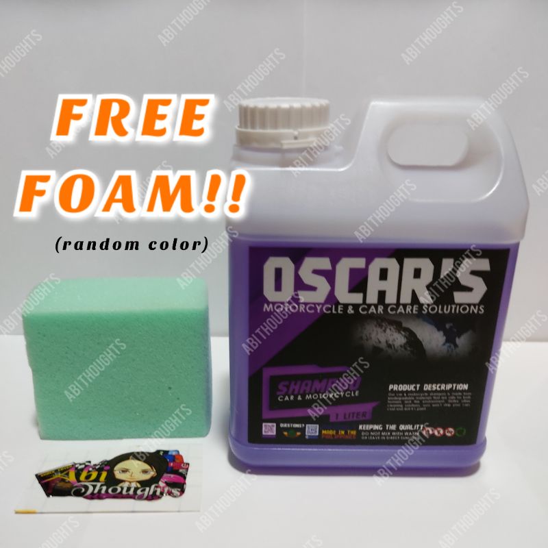 Oscar's Motorcycle & Car Care Solutions Shampoo 1 Liter Shopee
