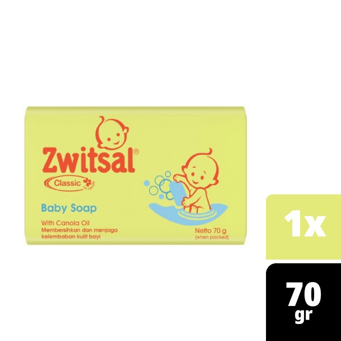 Zwitsal Baby Bar Soap Classic 70gr Shopee Philippines