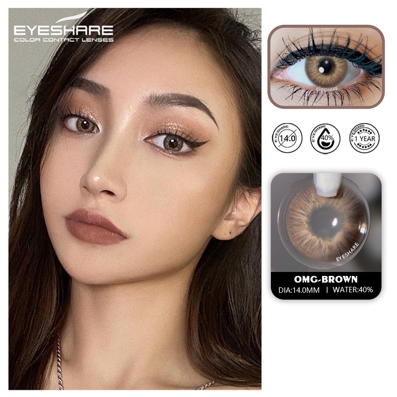 EYESHARE OMG series tiktok same style contact lenses mixedrace contact