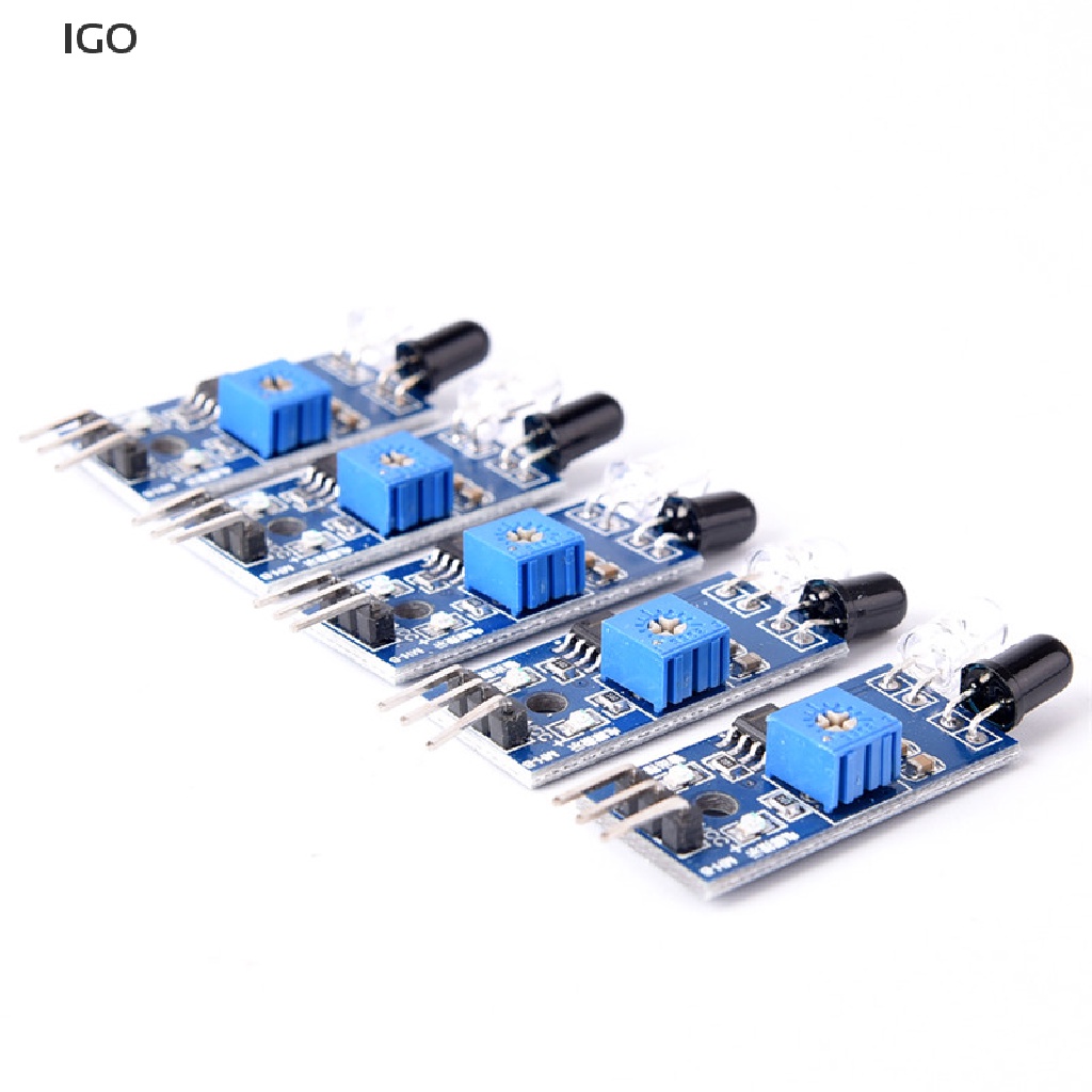 IGO 5PCS IR Infrared Obstacle Avoidance Sensor Module For Smart Car ...