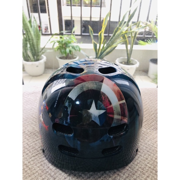 Marvel Avengers Character Bike Helmets for Child Toddler Shopee
