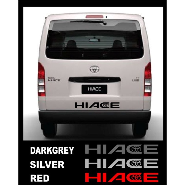 Toyota Hiace Back Door Sticker Design Shopee Philippines