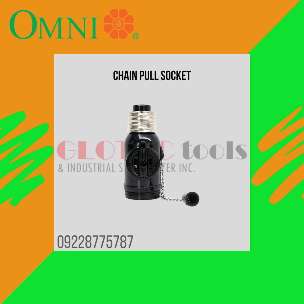 Omni Chain Pull Socket E27-712 