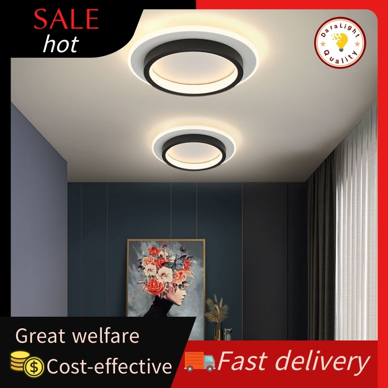 Modern Led Design Chandelier Ceiling Light for Living Room Bedroom Lights Tri Color Cieling Lamp