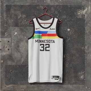 Men's Nike Anthony Edwards White Minnesota Timberwolves 2023/24 Classic  Edition Name & Number T-Shirt