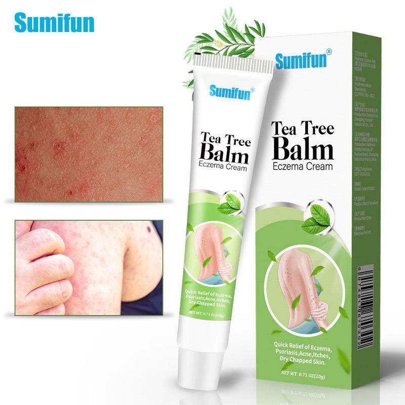 Sumifun Eczema Psoriasis Tea Tree Oil Cream Balm Ubat Gatal kulit ...