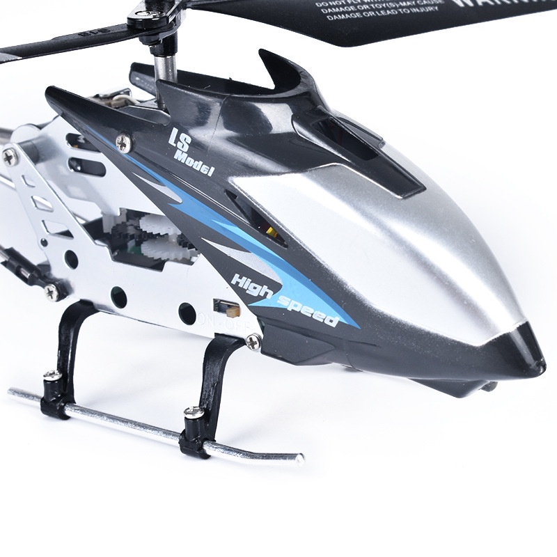 Shehave Remote Control Helicopter 3.5 Channel Metal Alloy RC Helicopters with Gyro and LED Light Toy Gift for Kids and Adults