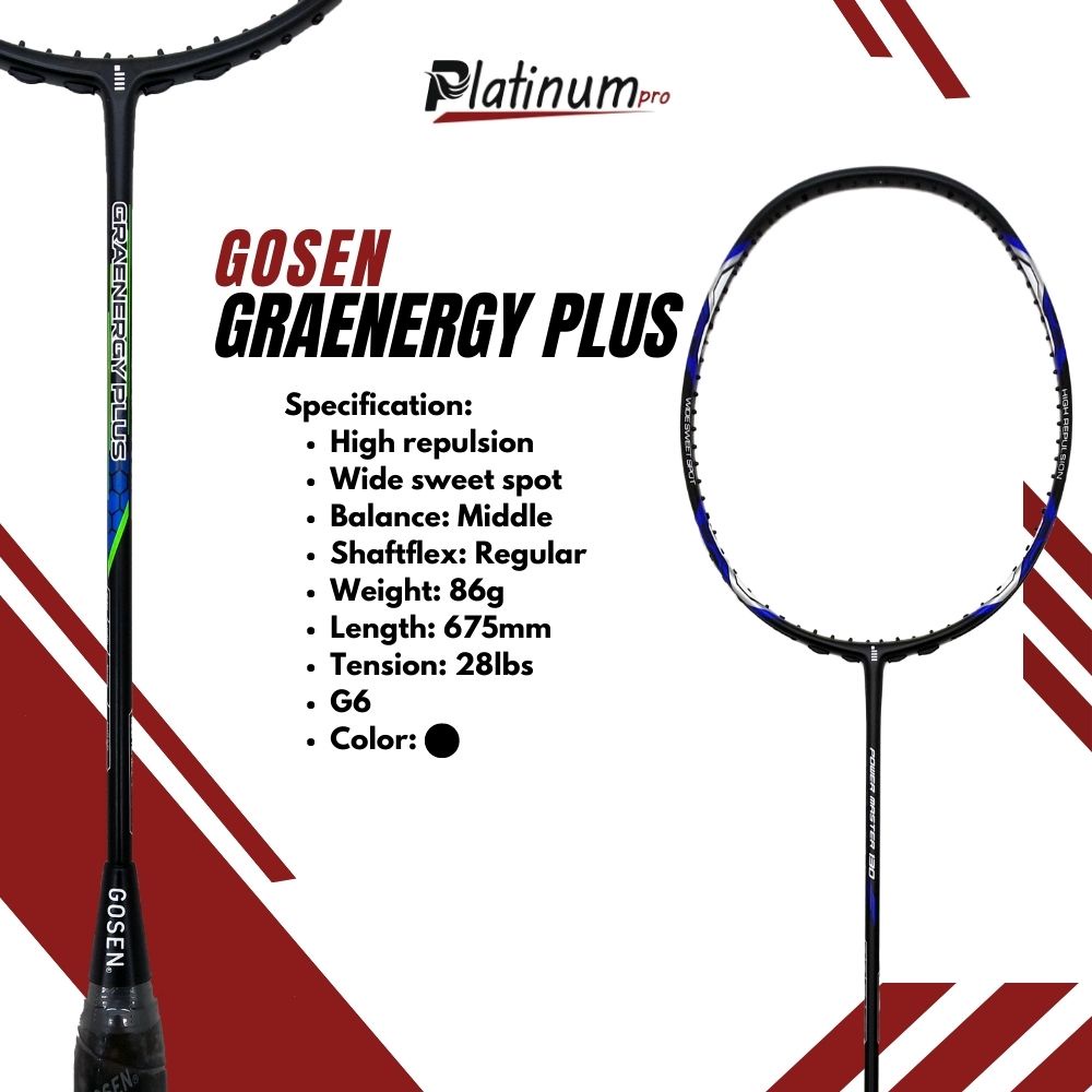 Gosen Graenergy Plus Badminton Racket Shopee Philippines