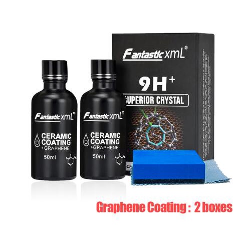 50ml Nano Ceramic Coating Graphene 9H Pro Hydrophobic Paint Protection ...