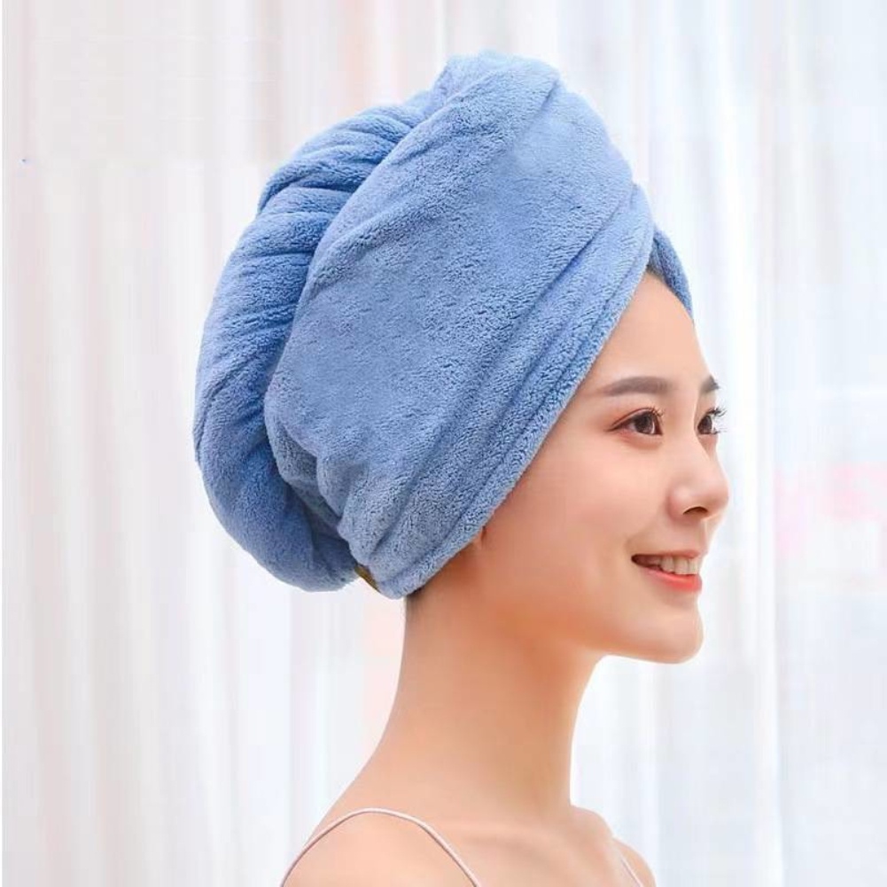 CBase Microfibre Magic Hair Drying Turban Towel – Fast Drying Bath Wrap Cap (Multicolor)