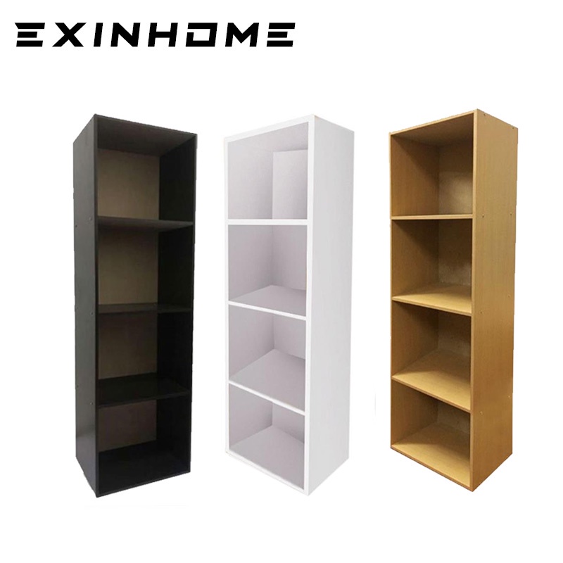 exinhome-3-4-tier-utility-cabinet-bookcase-storage-cabinet-cabinet