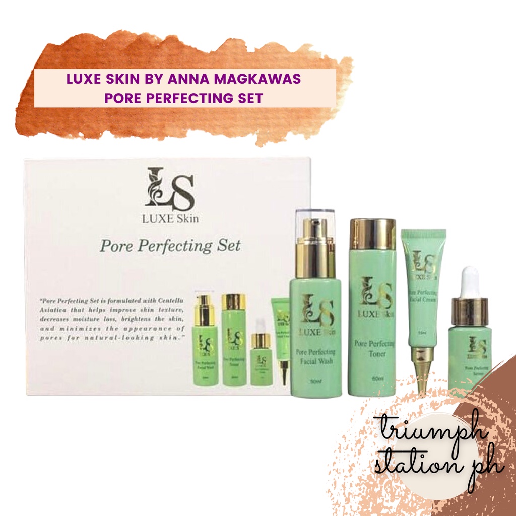 Luxe Skin Pore Perfecting Set By Anna Magkawas Shopee Philippines