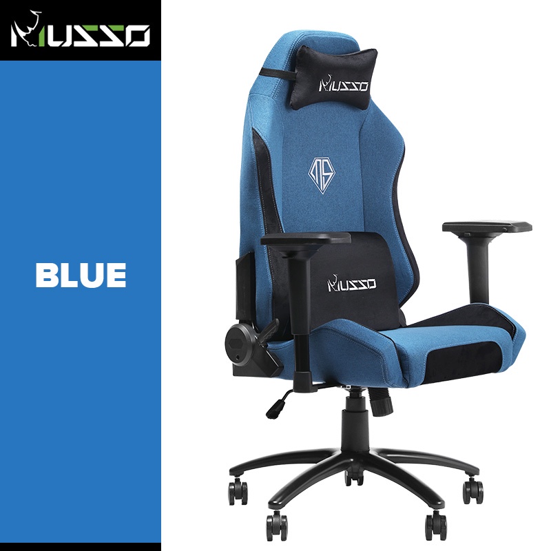MUSSO 300A Gaming Chair, Big And Tall Computer Chair With Headrest And  Lumbar Support