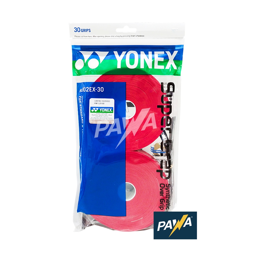 Yonex AC102 AC102EX AC 102 AC102EX-30 Badminton Tennis Overgrip 0.6MM ...