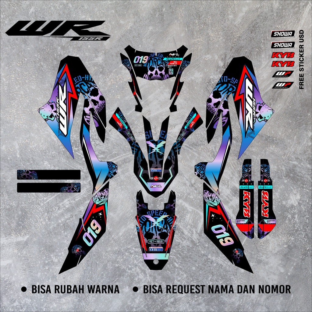 New STICKER DECAL YAMAHA WR 155 FULL BODY PREMIUM Free Custom Variation V2 13 Shopee Philippines