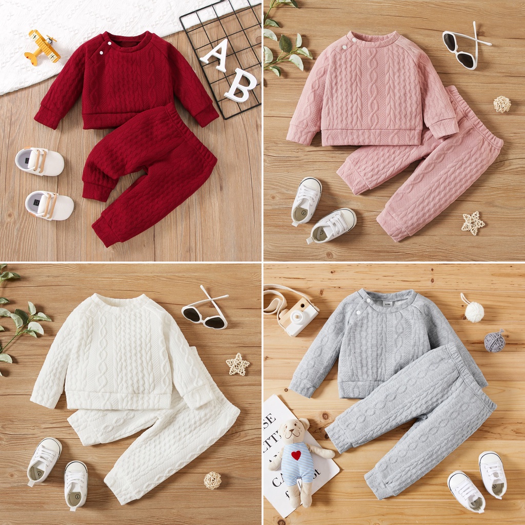 Newborn Clothes Set Baby Boy Outfit Long Sleeves Barbie Powder Top Pants  2Pcs Autumn Newborn Baby Clothes Set Girl Toddler Baby Snow White Costume  - Main Image