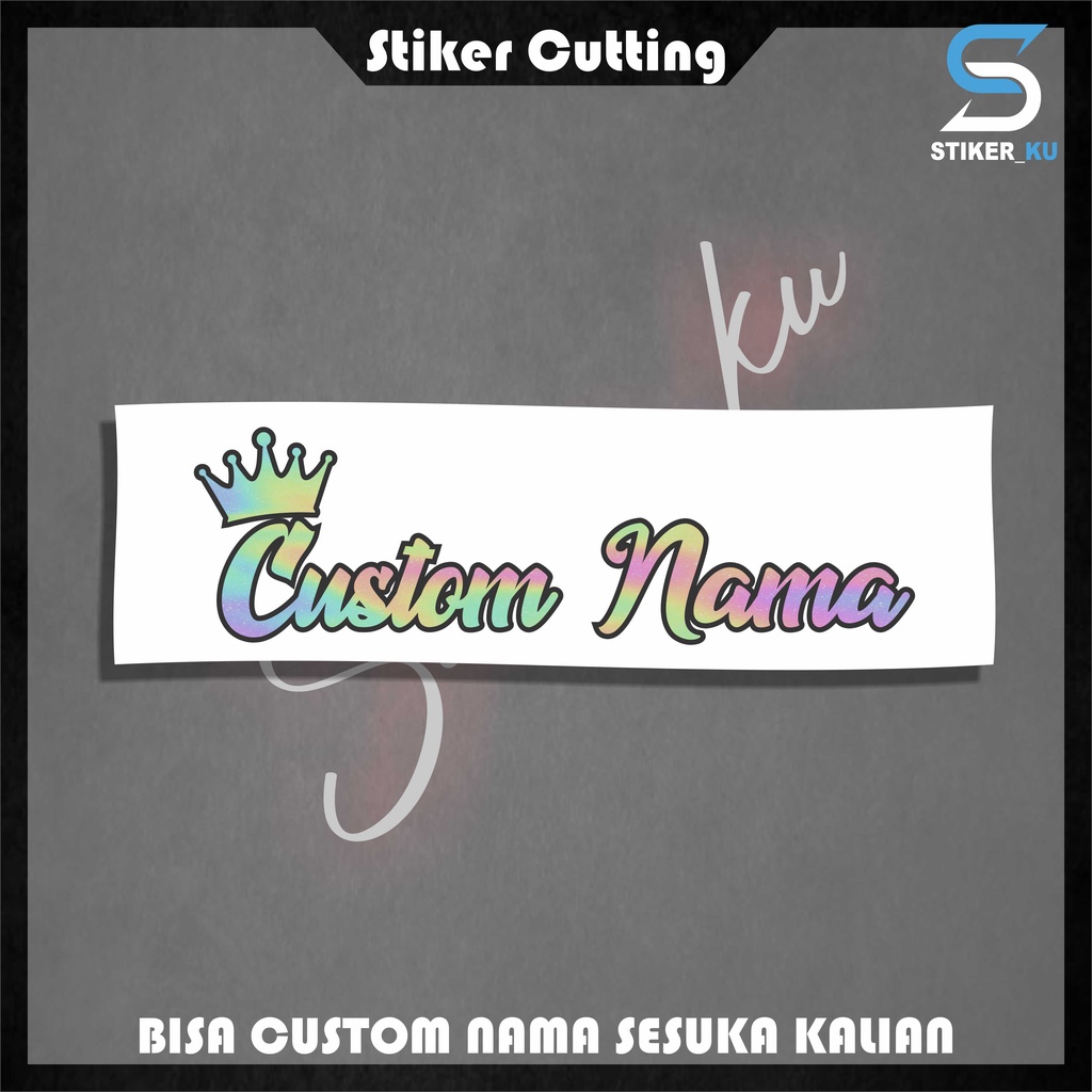 HITAM PUTIH Can REQUEST YOUR NAME BLACK AND WHITE LISTING HOLOGRAM ...