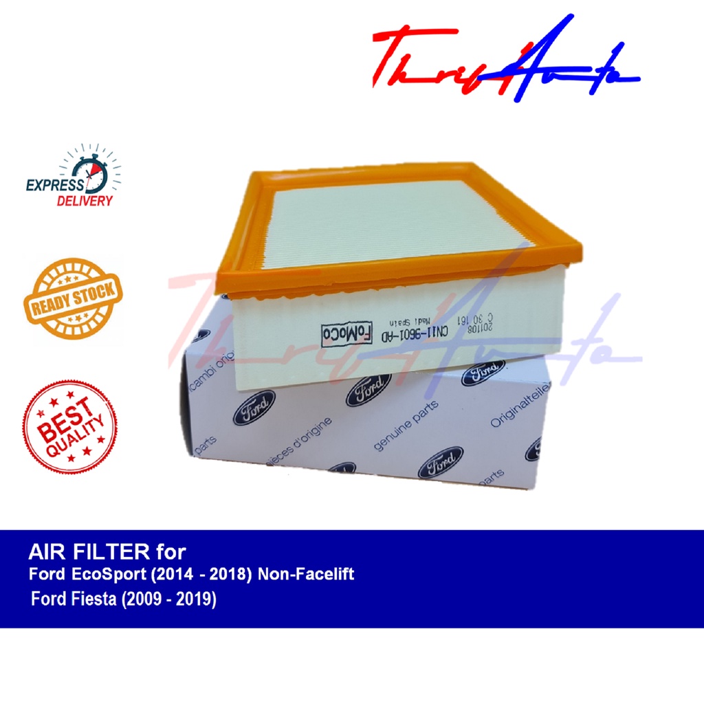 Air Filter for Ford EcoSport (2014 2018) and Ford Fiesta (2009 2019