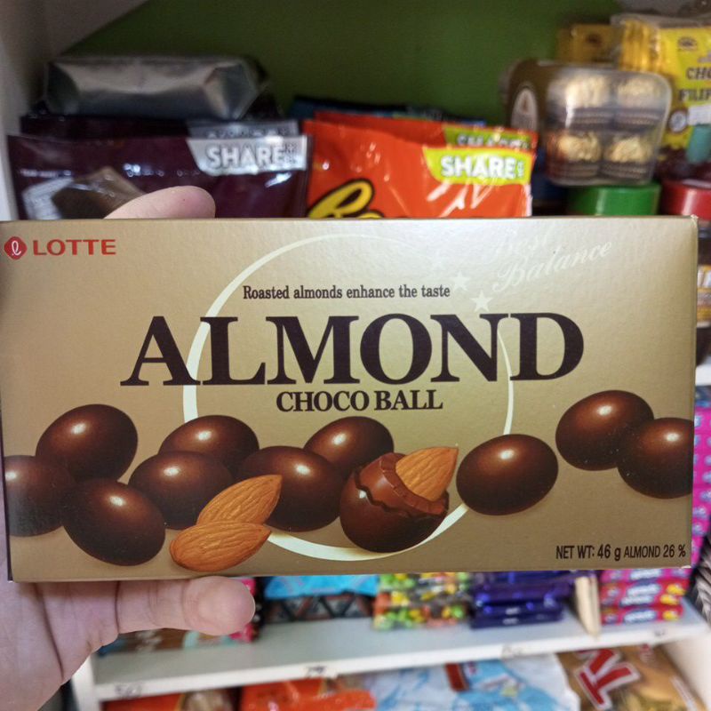 Lotte Almonds Choco Ball Shopee Philippines