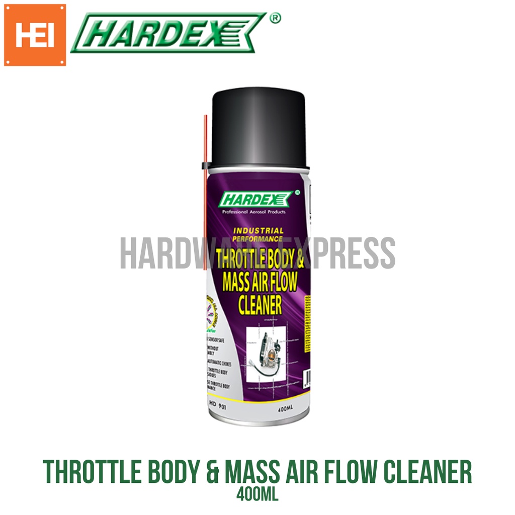 HARDEX Throttle Body and Mass Air Flow Cleaner 400ml Shopee Philippines