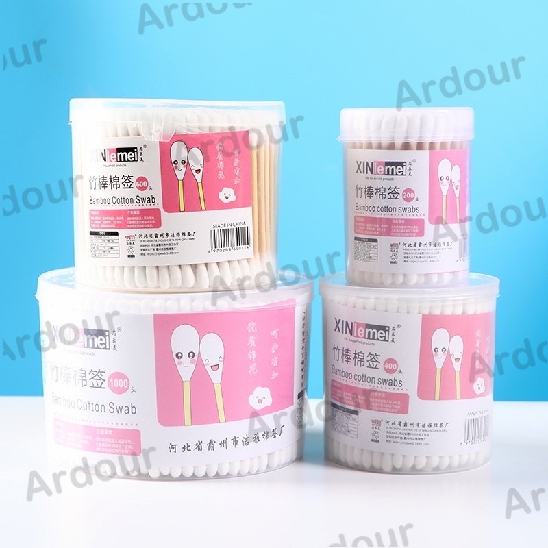 Cotton Swab 500pcs 300pcs 200pcs With Box Double Head Wood Handle Swabs Shopee Philippines