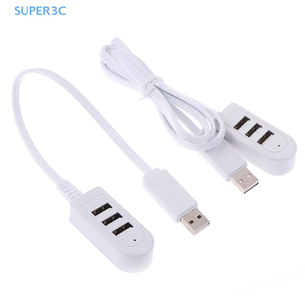 SUPER3C 3 USB Multi-function 3A Charger Converter Extension Line Multi ...