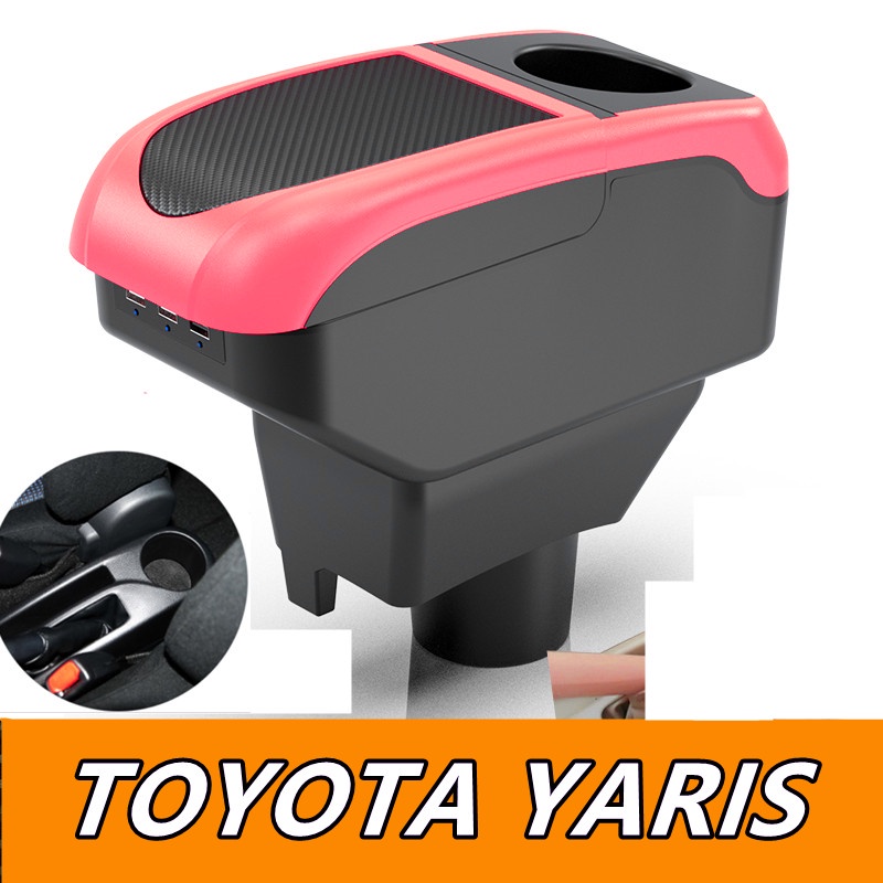 Toyota Yaris Vios Armrest Console Box Arm Rest Box Adjustable