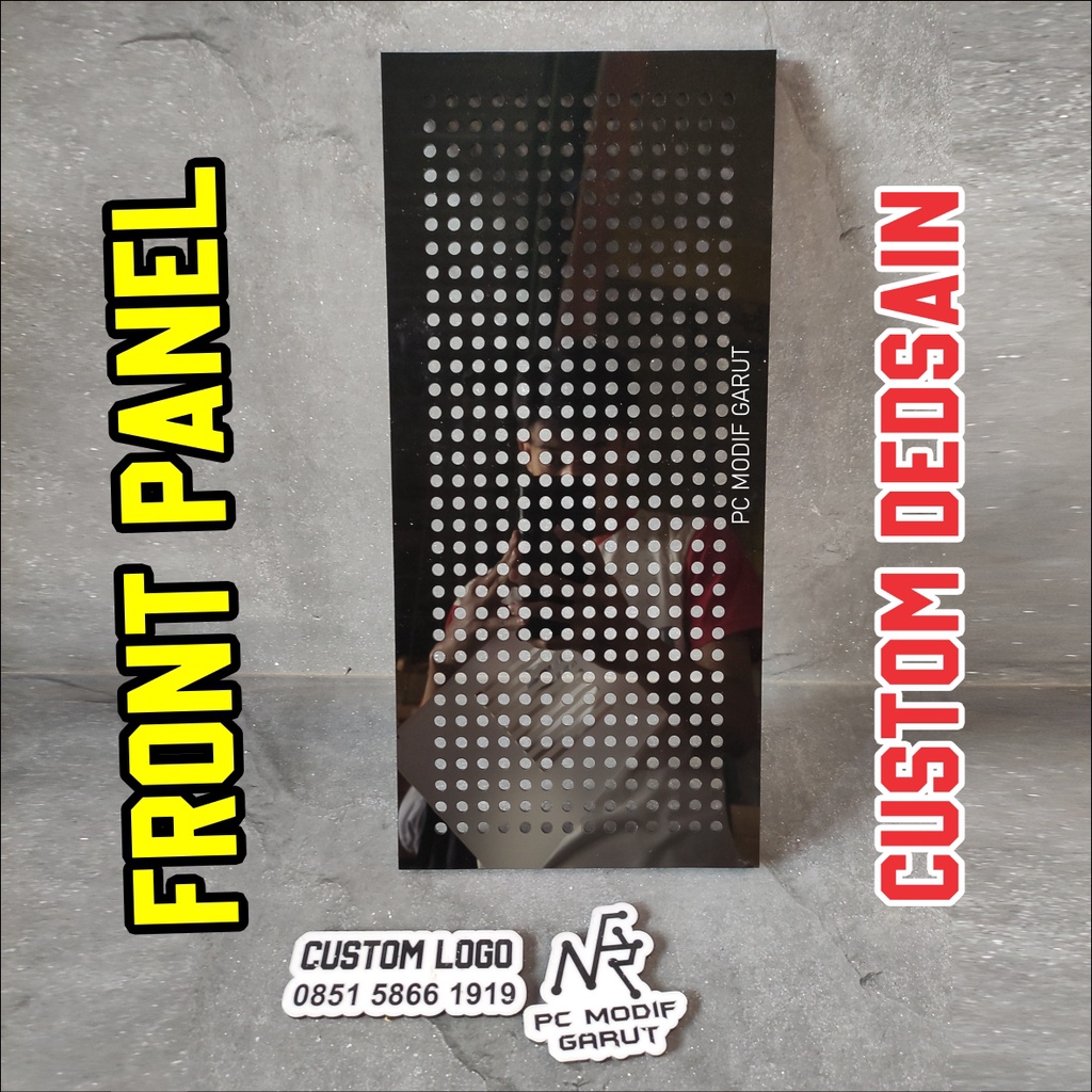 FRONT PANEL CASING PC CUSTOM LOGO WITH HOLE | Shopee Philippines