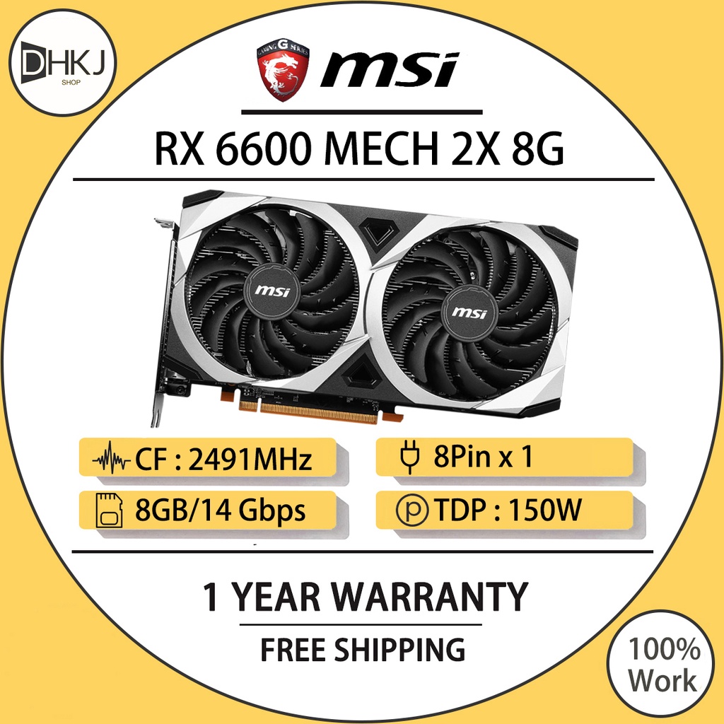 radeon rx 6600 - Best Prices and Online Promos - Jul 2026 | Shopee ...