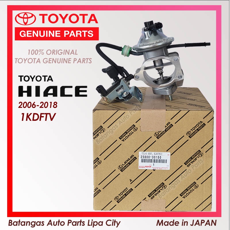 TOYOTA GENUINE PARTS EGR VALVE HIACE 3.0 1KD 25800-30150 | Shopee ...