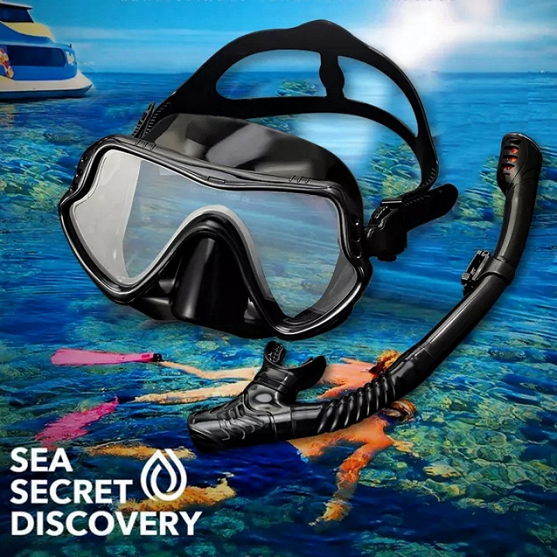 Professional Diving Goggles Diving Mask Tempered Glass Anti Fog Anti