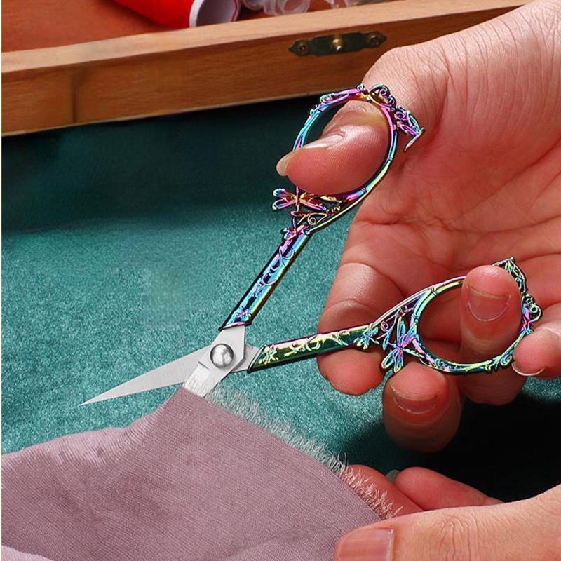 Embroidery Scissors Small Sewing Scissor Vintage Sharp Pointed Tip for ...