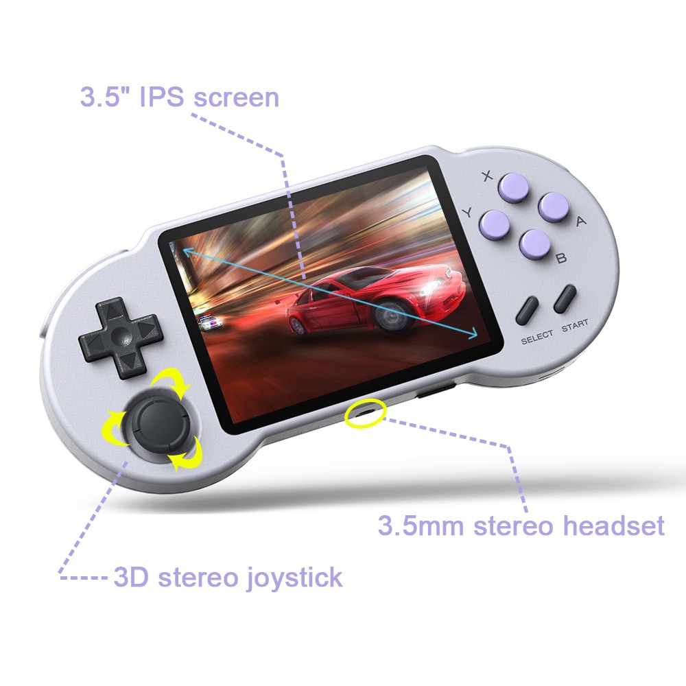 Pocketgo S30 retro game 3.5 inch IPS screen portable console Handheld