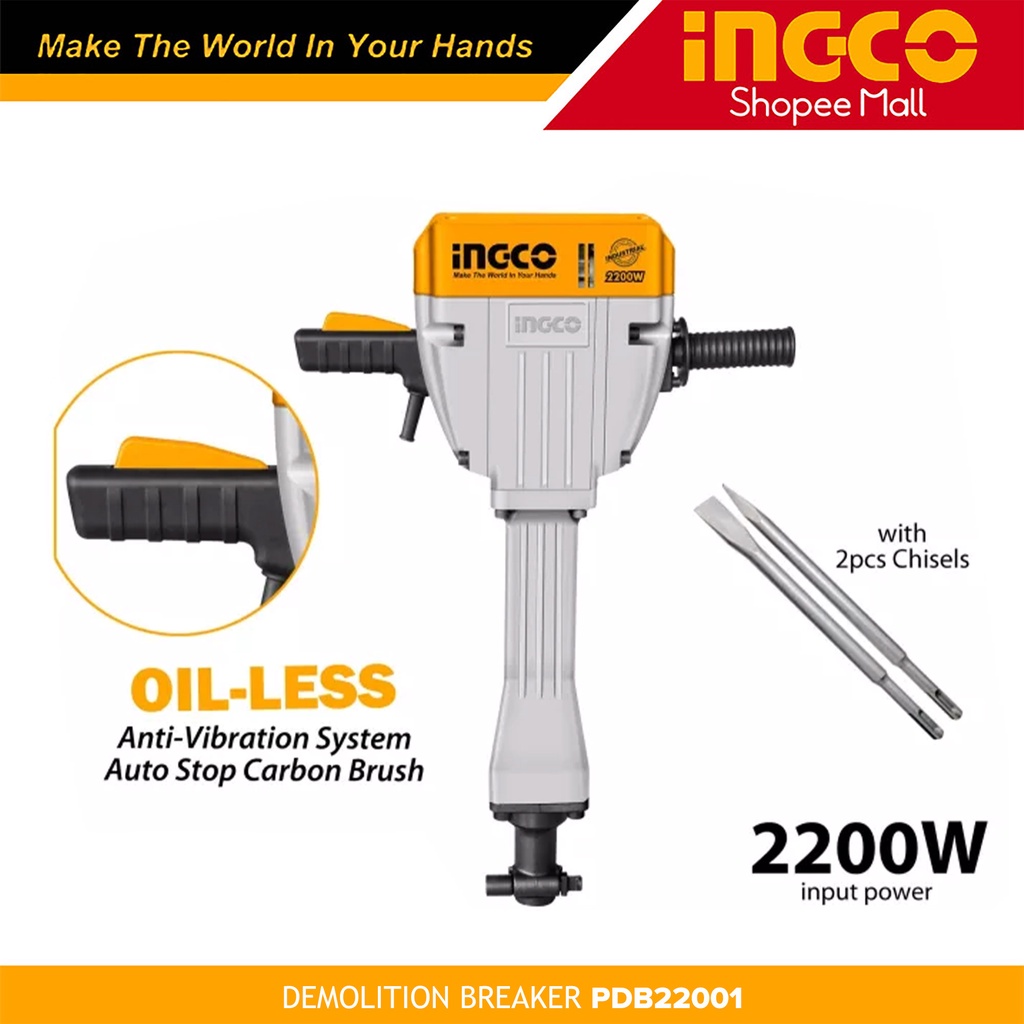 Ingco demolition outlet breaker 2200w