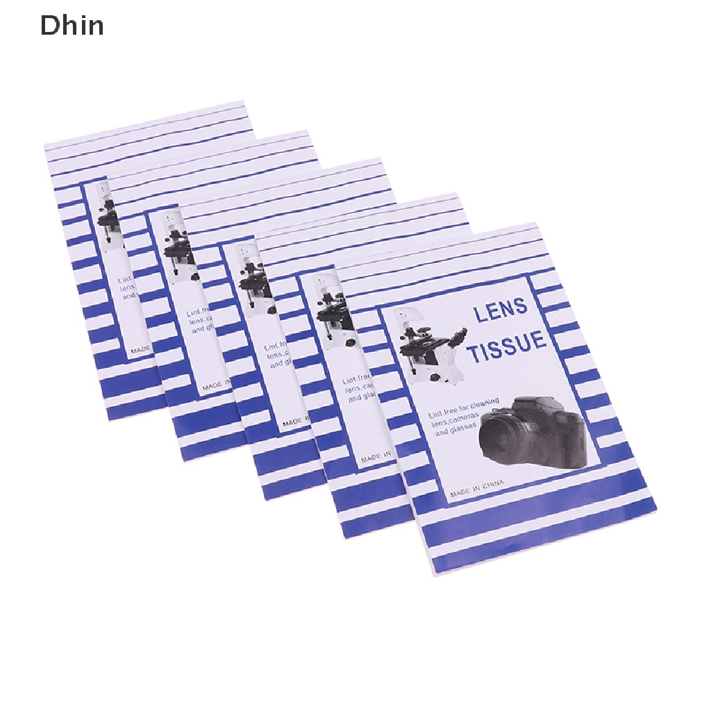 [Dhin] 50 Pcs / Lens paper 10 * 15cm large lens wiping paper single ...